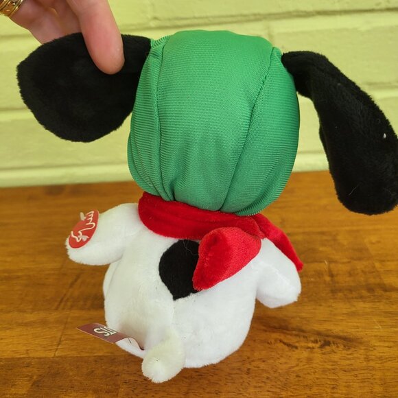 Peanuts Snoopy Pilot Doll Toy Music 8'' Plays Theme Song Merry Christmas NEW T7 - Picture 6 of 8